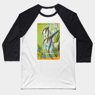 Angel fish at eastern garden aquarium, Florida postcard Baseball T-Shirt